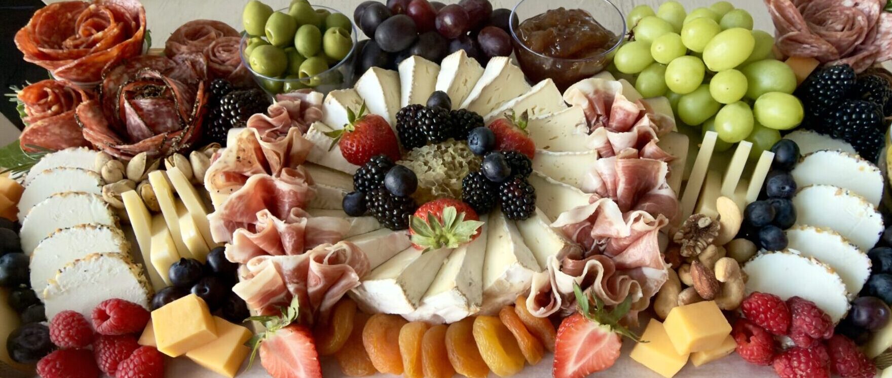 Charcuterie board detail